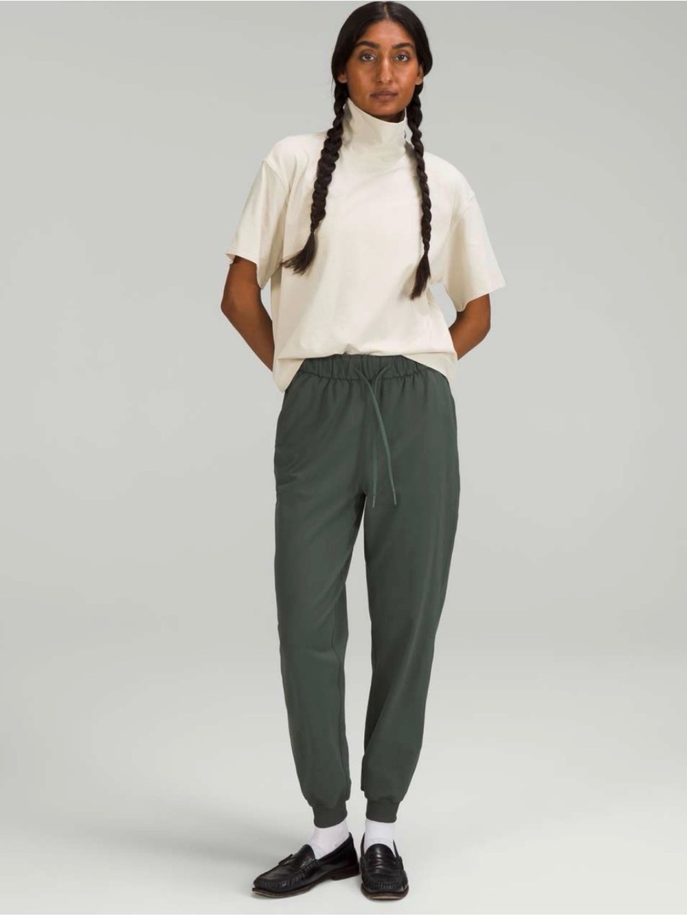 Lululemon Keep Moving Jogger Luxtreme Green High-Rise Size 6